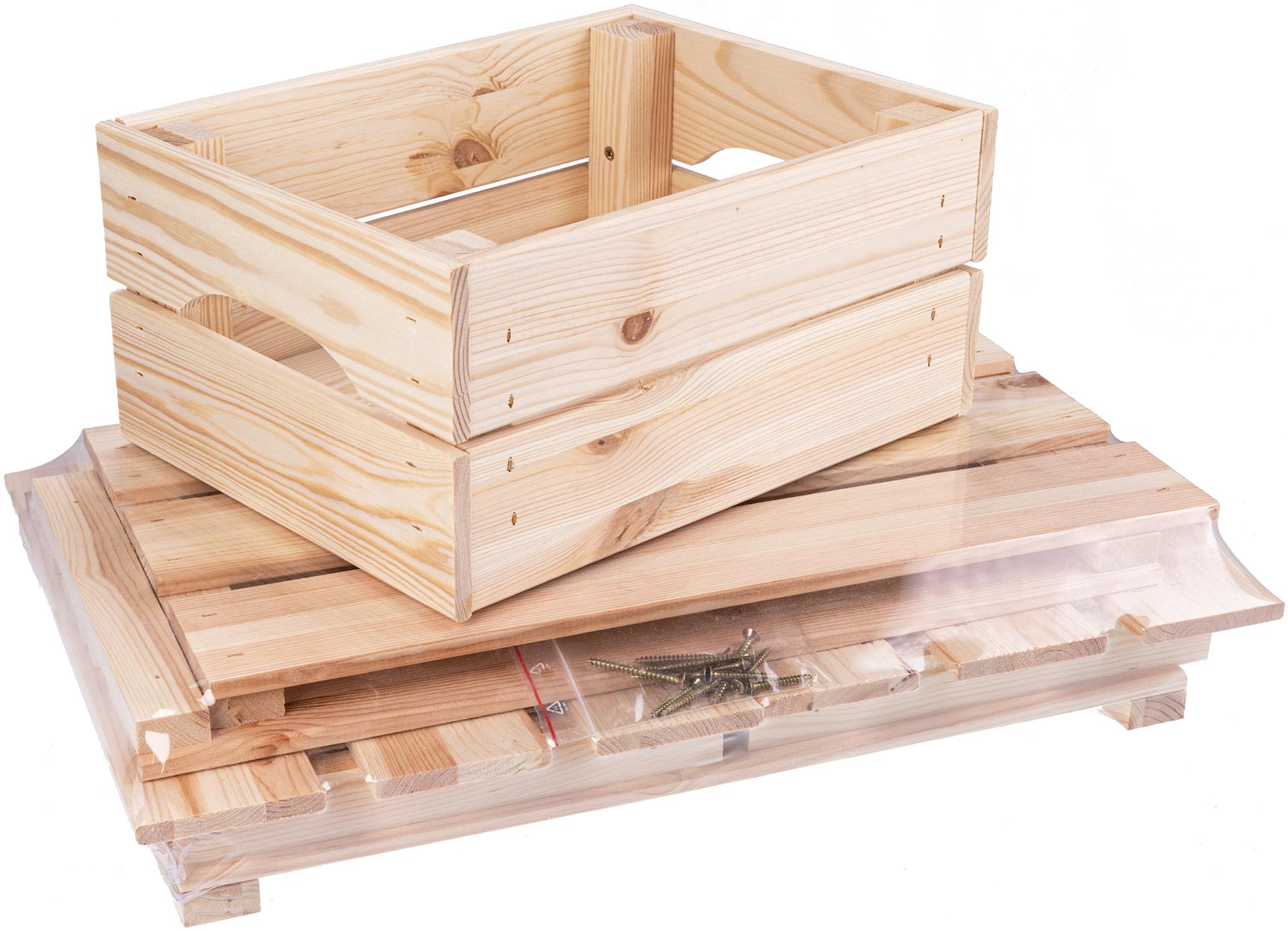 Obst oder Apfelkiste aus FSC Fichte |
