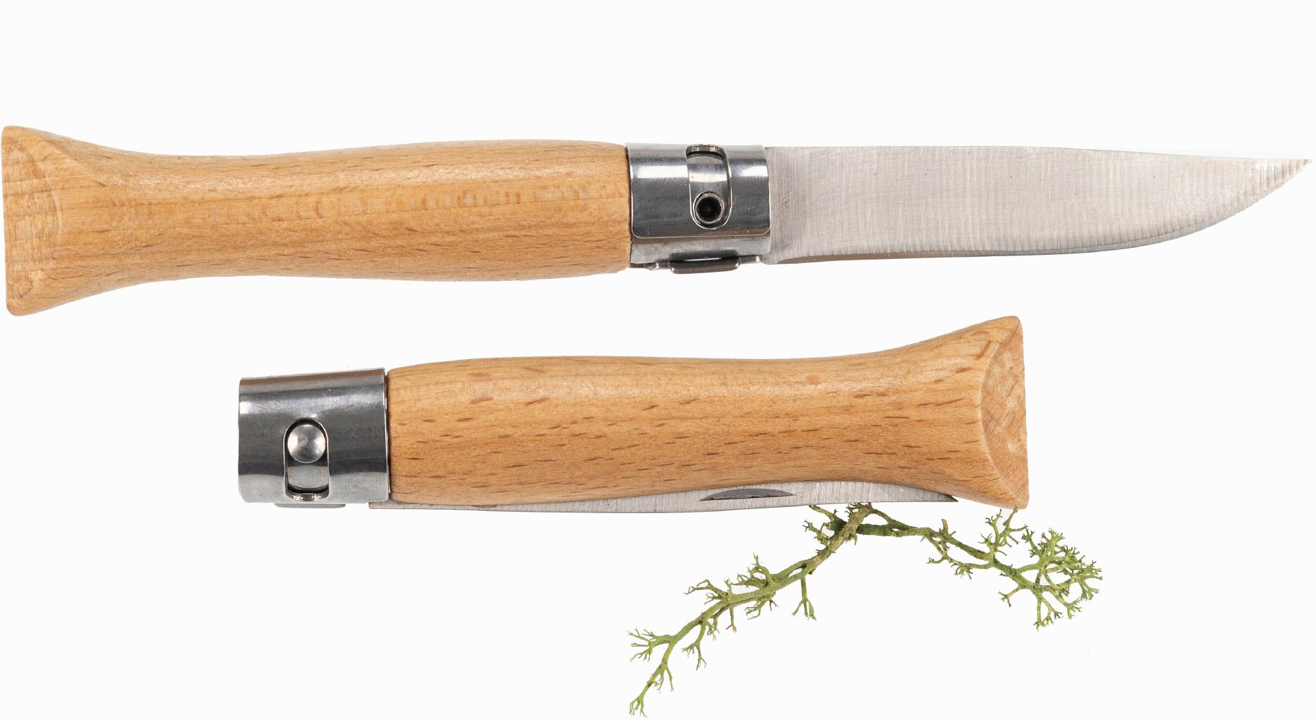 Hochwertiges Taschenmesser aus FSC® Buchenholz - Klappmesser 20 cm
