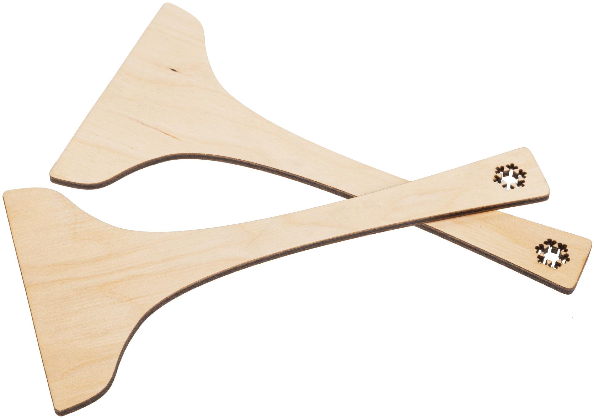 Eiskratzer aus Holz Scheibenkratzer aus Birke
