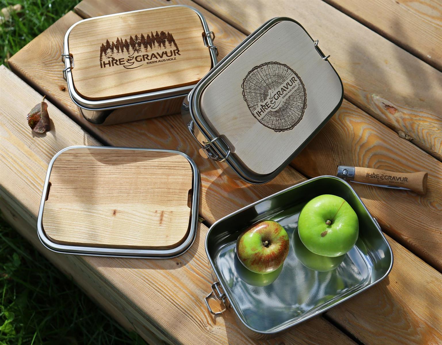 Personalisierte Lunchbox aus Edelstahl