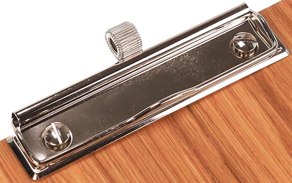 Holz Klemmbrett aus FSC® Eiche Kleinastig beidseitig gebürstet