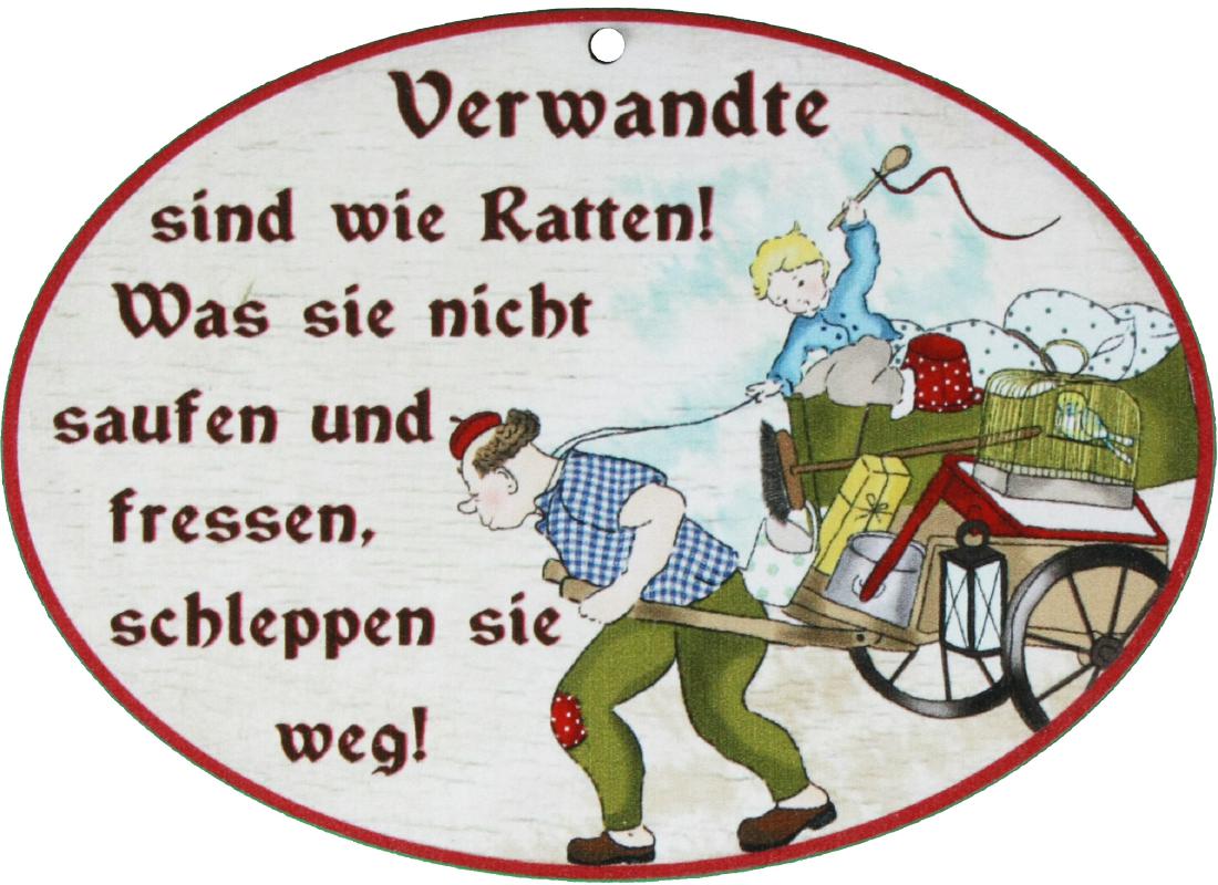 Holz Spruchschilder bunt bedruckt