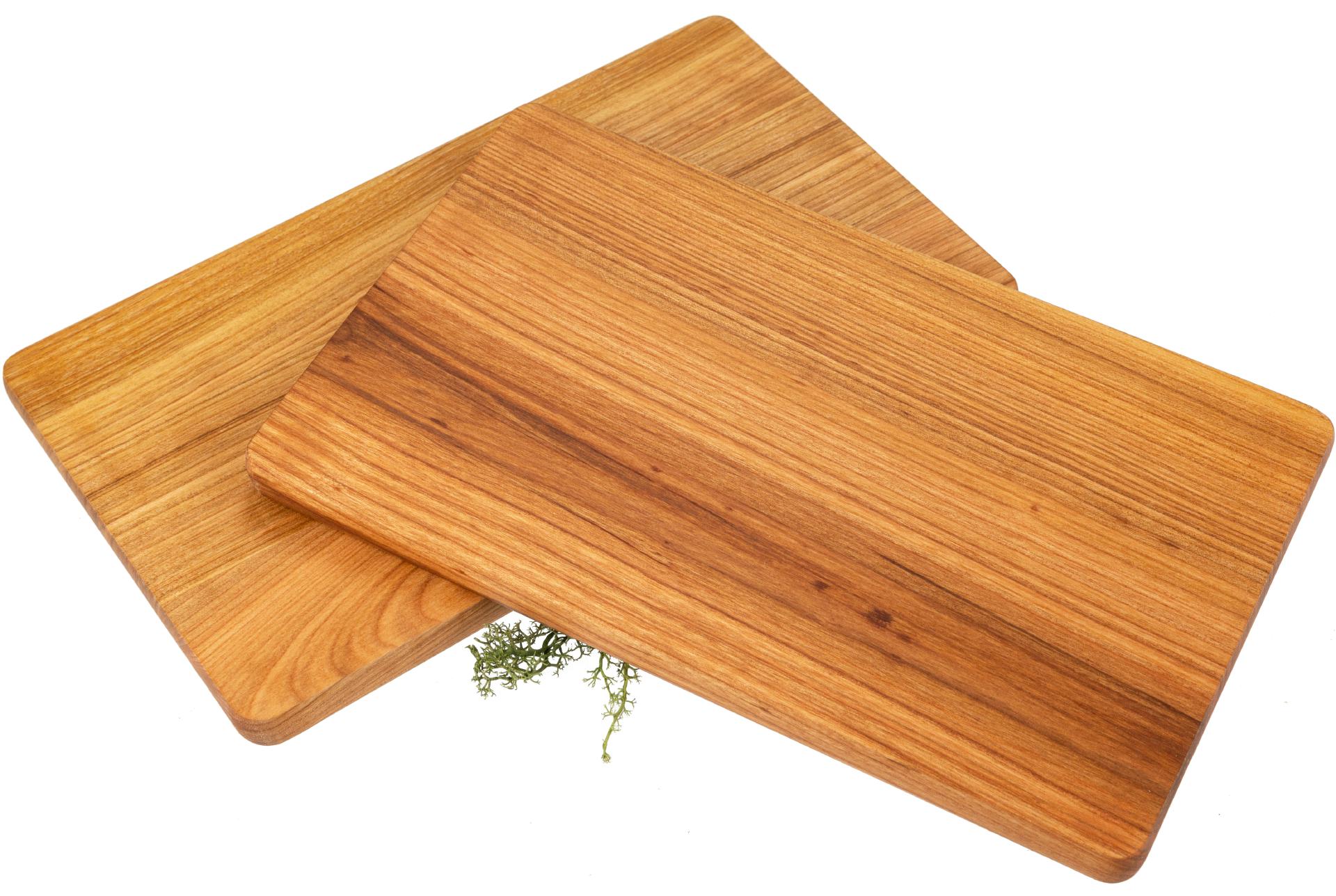 Schneidebrett rechteckig - Kirsch Holz geölt - 30 x 18 x 1,5 cm