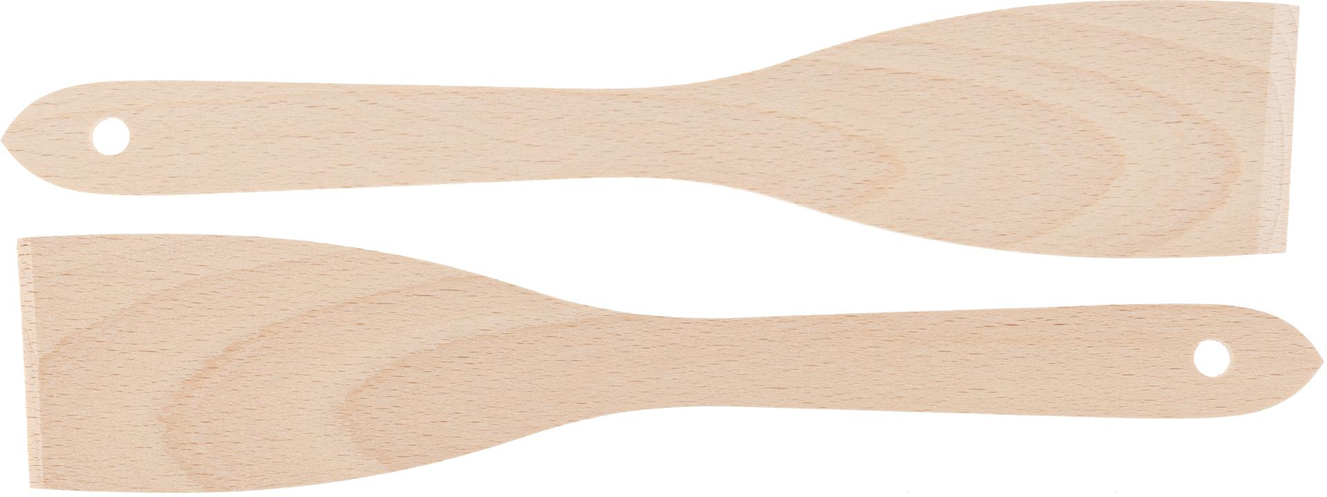 Pfannenwender gebogen aus Buchenholz 30 x 6 x 0,4 cm