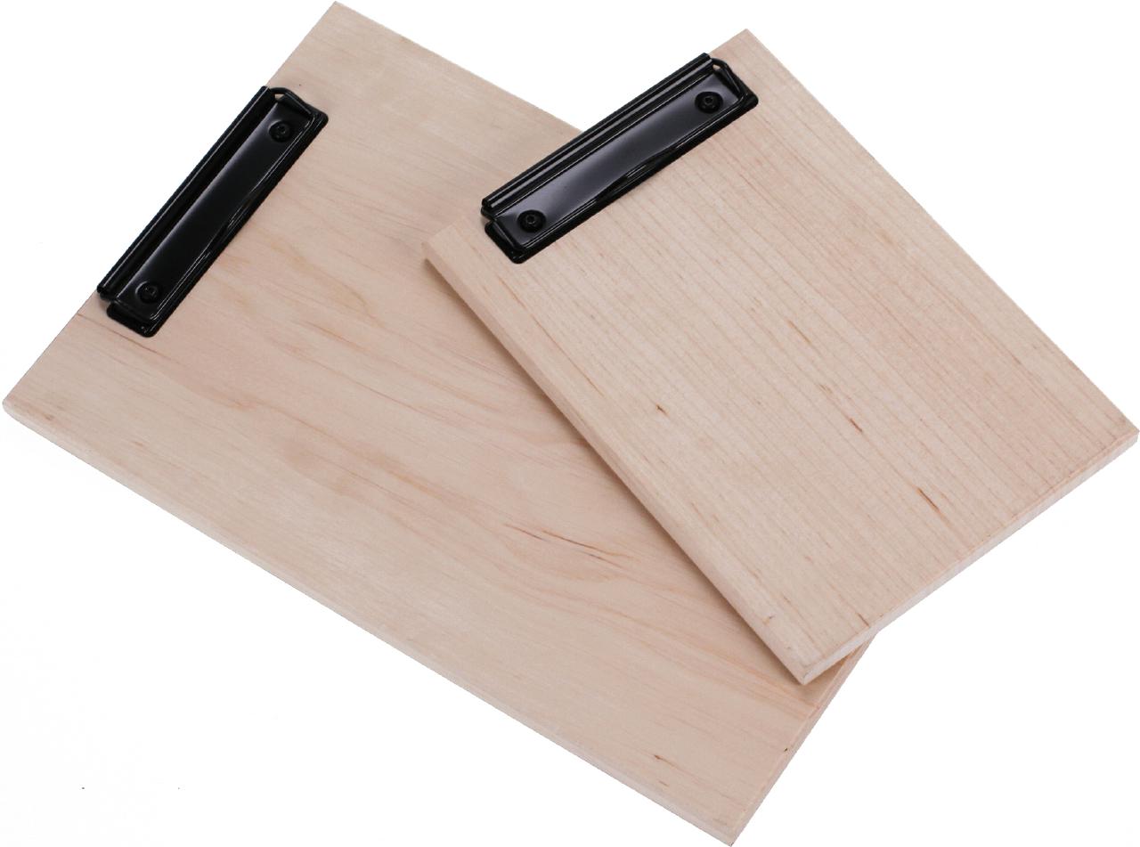 Holz Klemmbrett aus Erle Massivholz