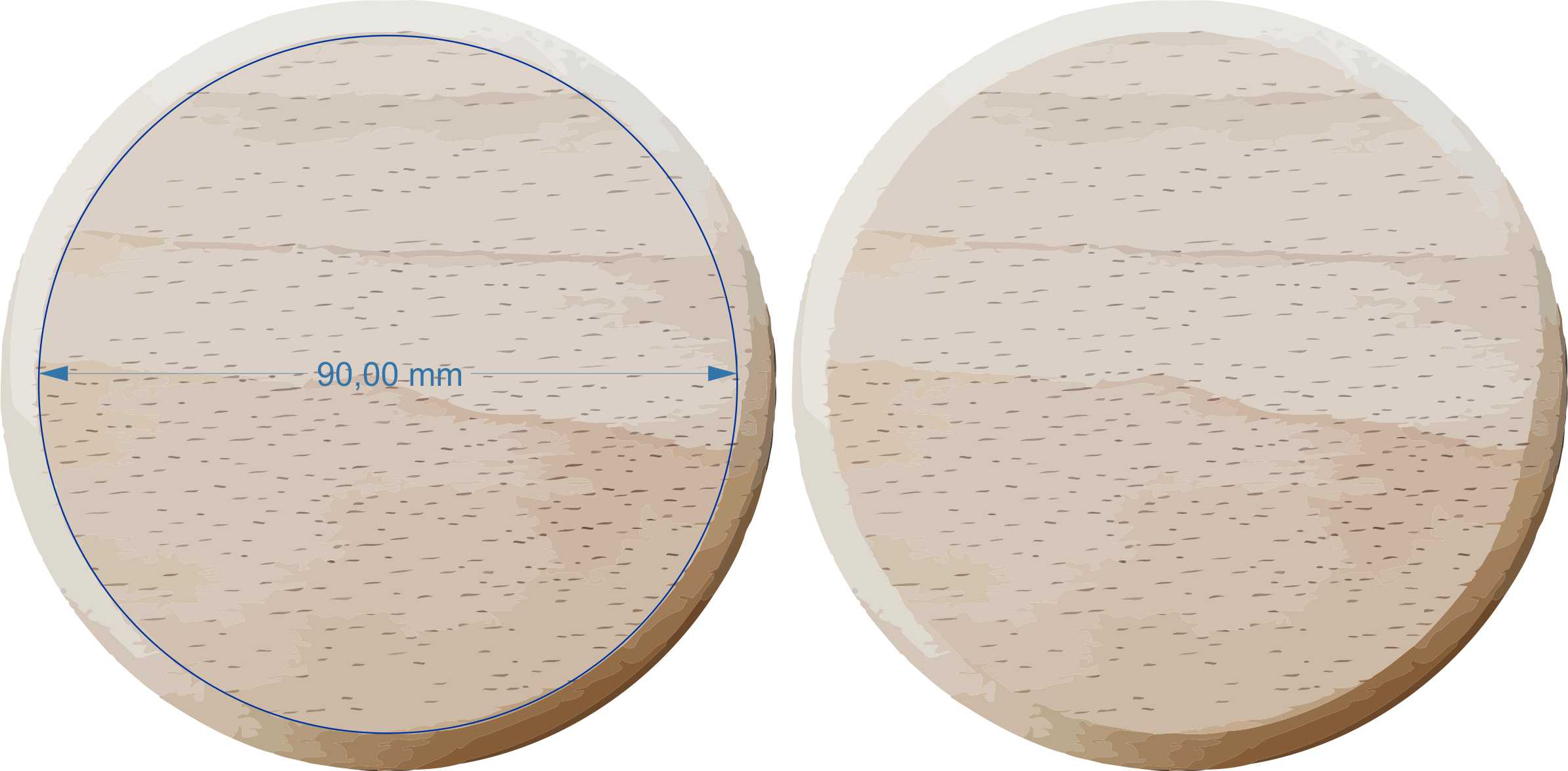 Individualisierter Holz Bierdeckel aus Buche mit Laser Gravur