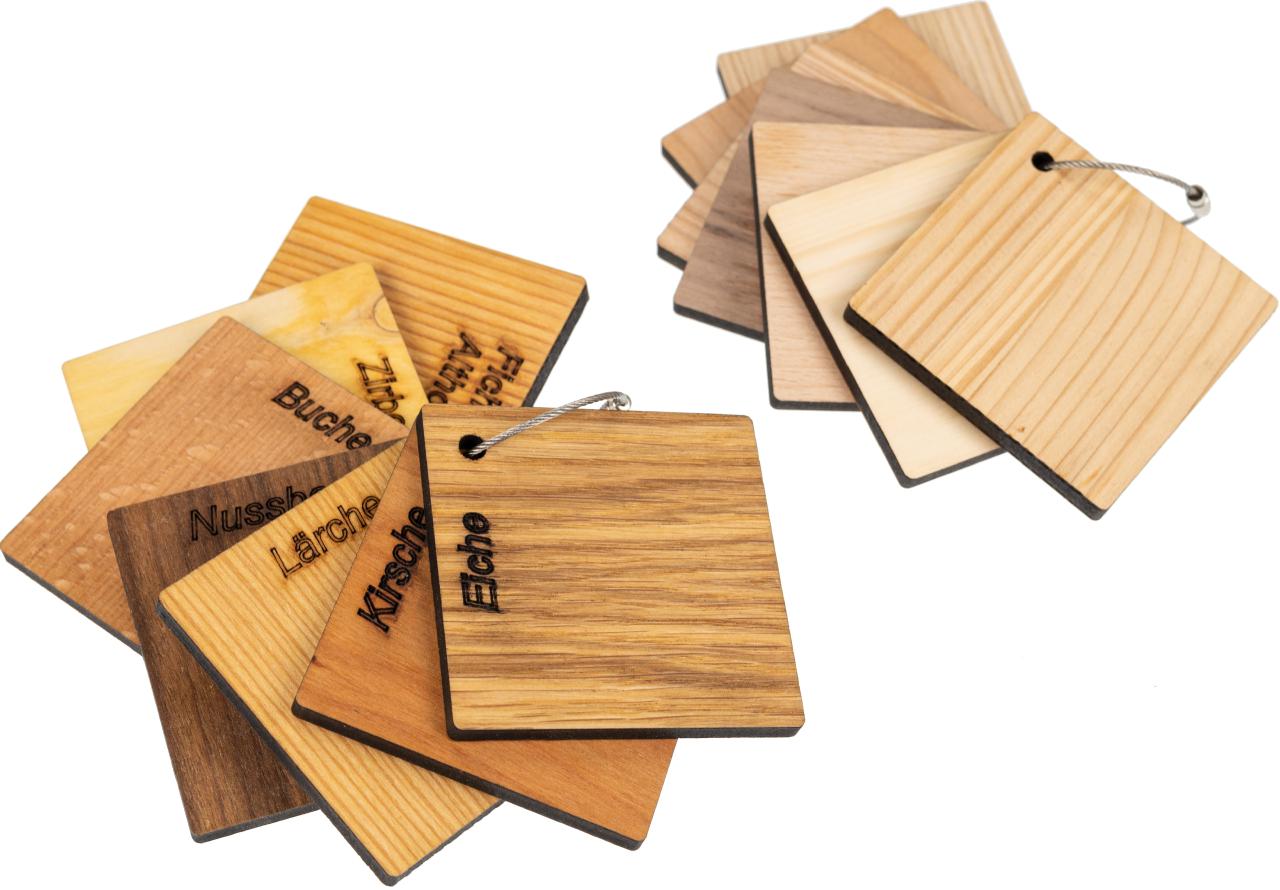 Holz Muster Musterfaecher