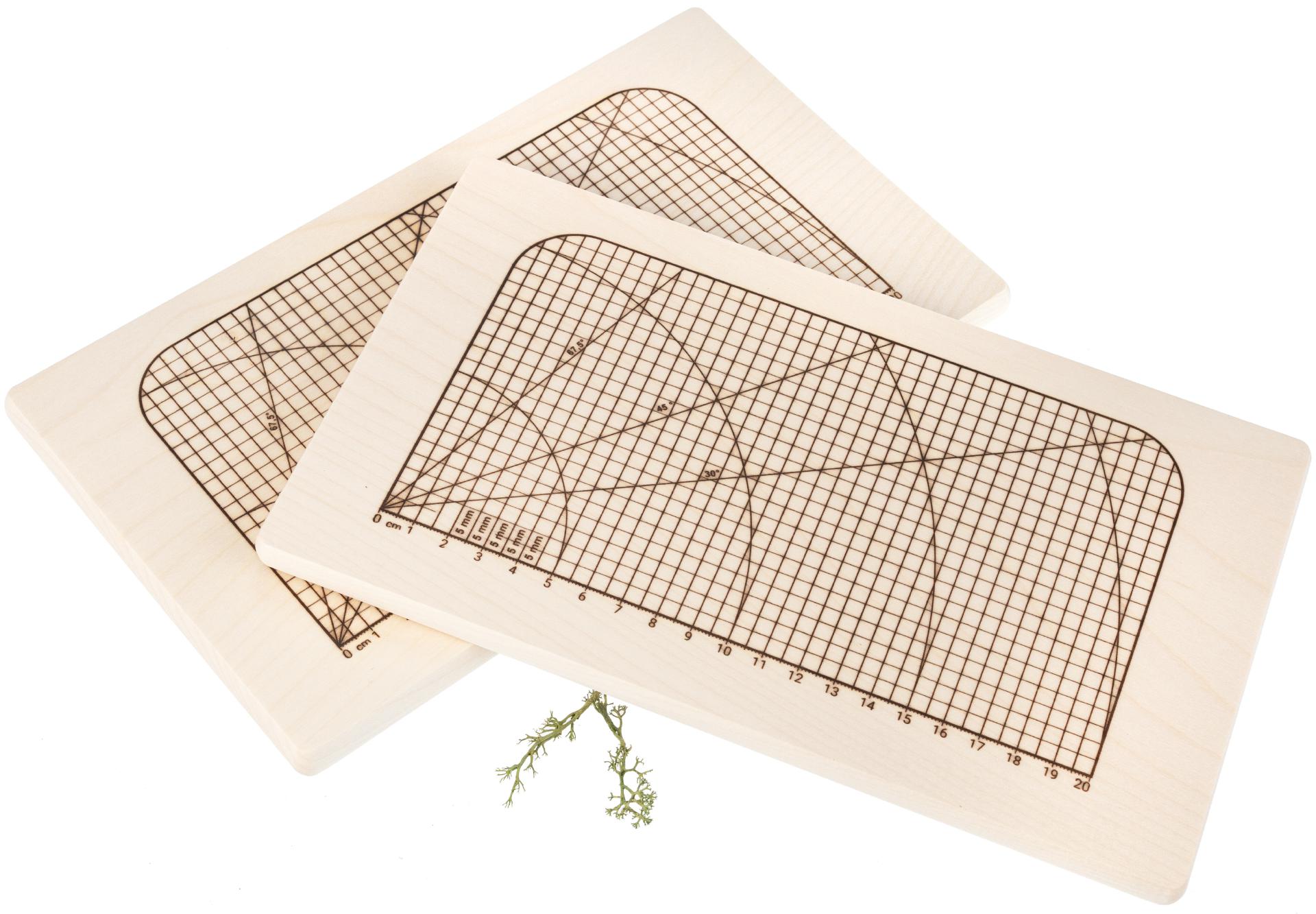 Frühstücksbrett FSC® Ahorn 26 x 15 x 1,2 cm - Hochpräzisions Frühstücksbrett