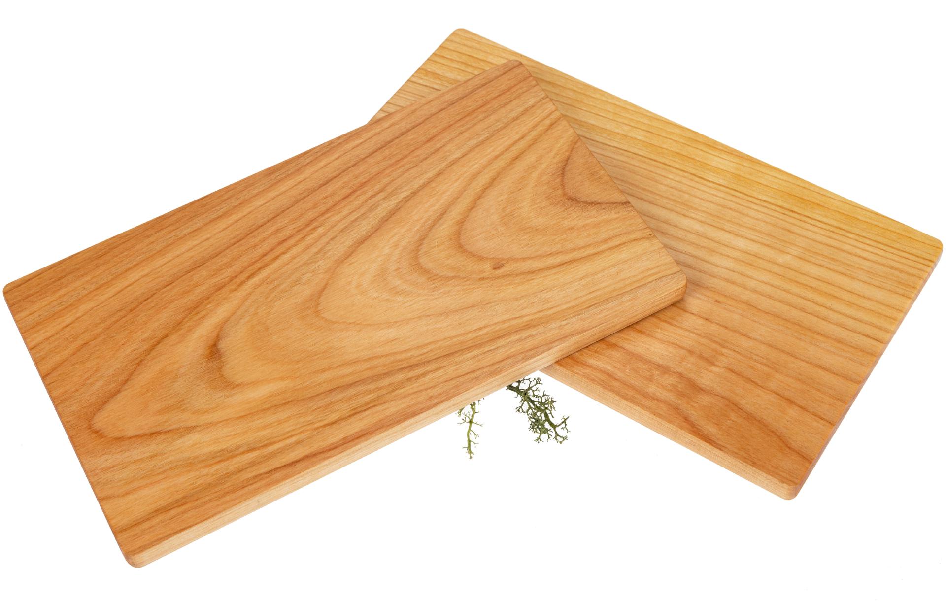 Holz Schneidebrett aus FSC® zertifizierter Kirsche geölt - 26 x 15 x 1,2 cm