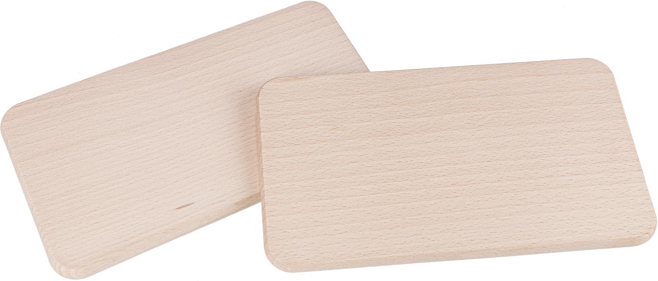 Individualisertes Holz Schneidebrett aus Buche mit Branding