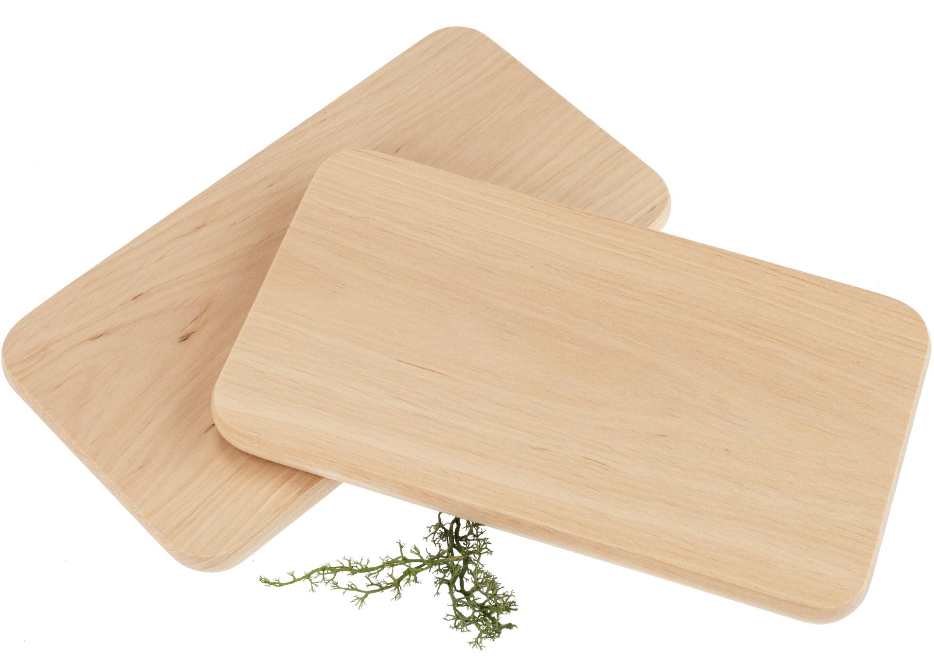 Frühstücksbrettchen aus FSC® Erle - 22,5 x 12,5 x 1,2 cm