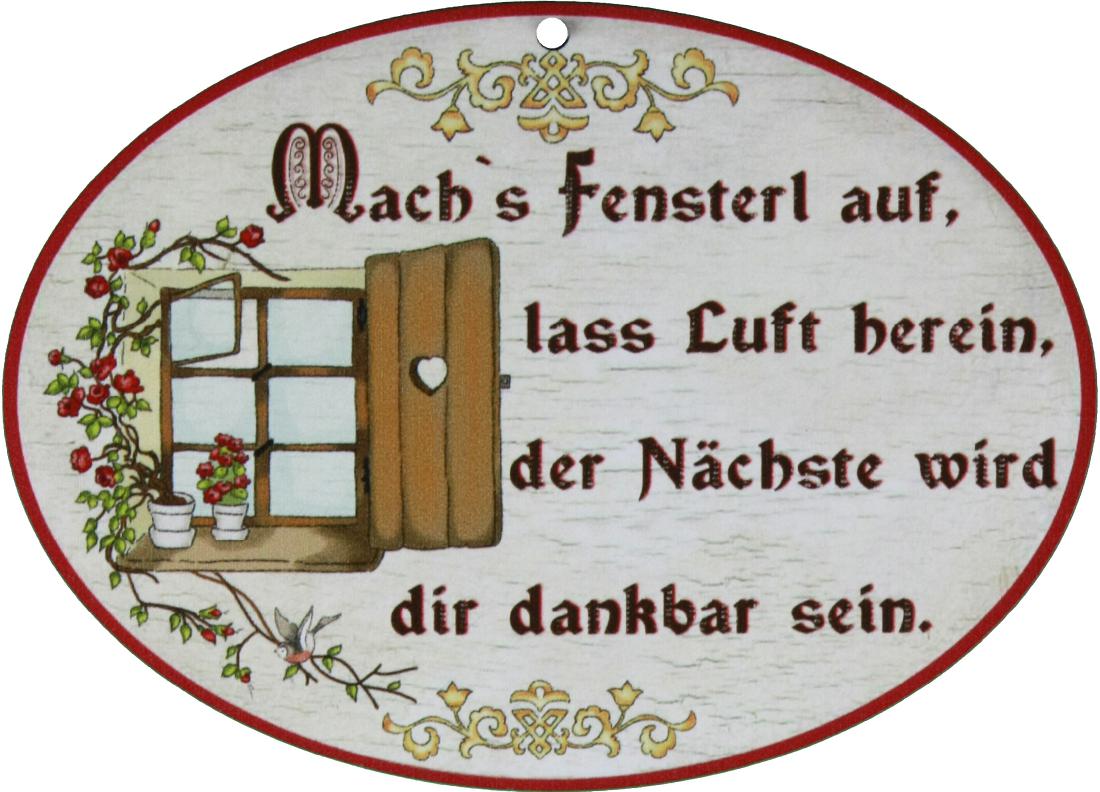 Holz Spruchschilder bunt bedruckt