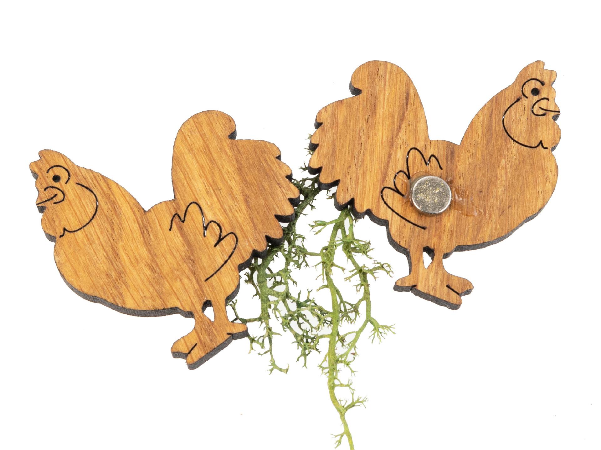 Holz Magnet in Elch Form | Eiche geölt FSC® zertifiziert