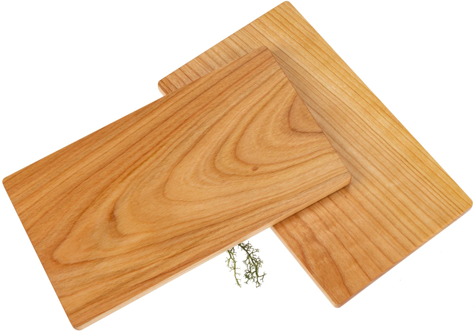 Holz Schneidebrett aus FSC® zertifizierter Kirsche geölt - 26 x 15 x 1,2 cm