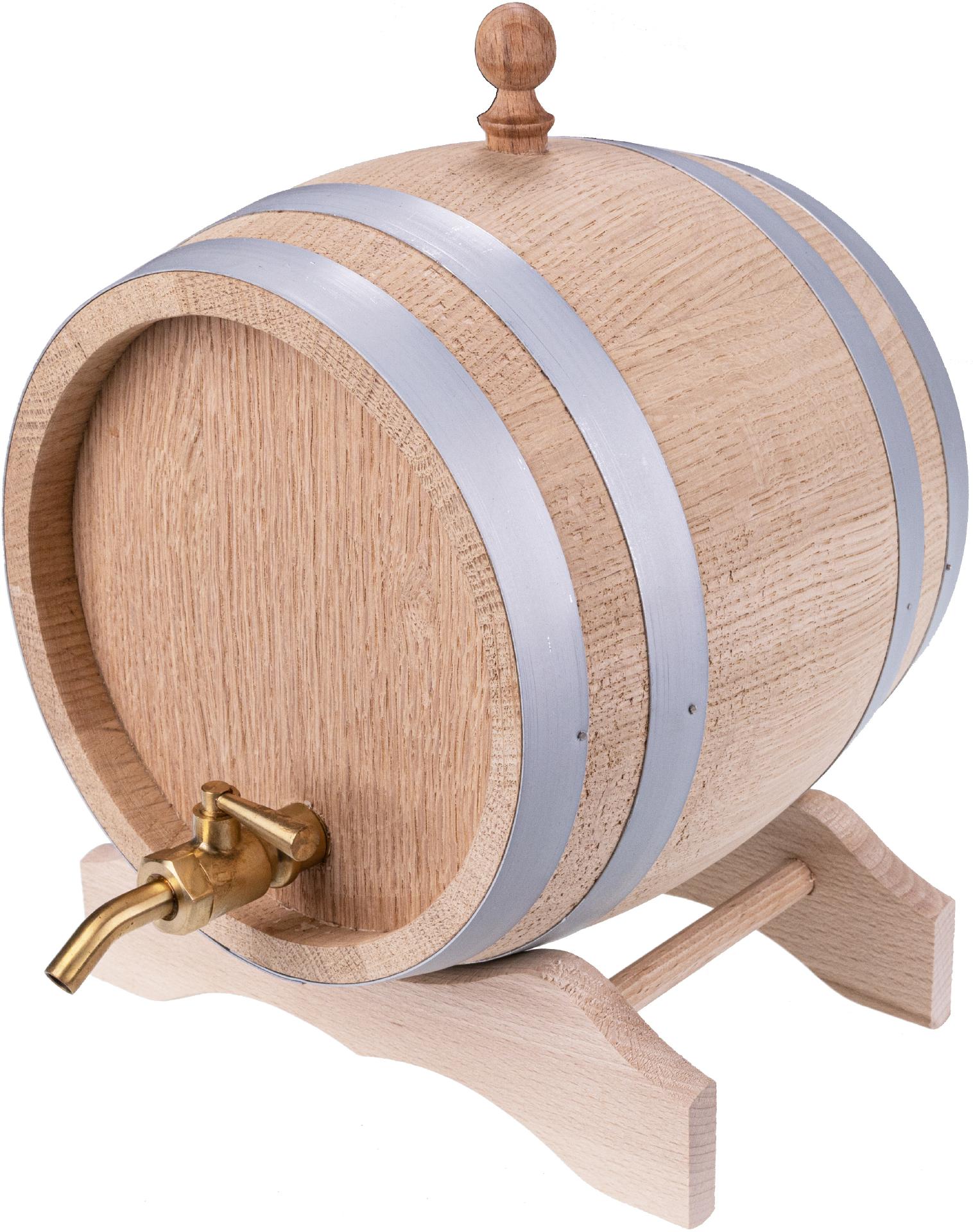 Hochwertiges Eichenfass fuer Whisky Schnaps Braende Wein oder Essig