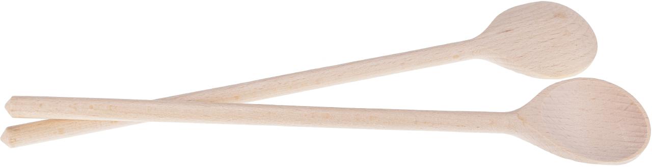 Holz Kochloeffel aus Buchenholz mit runder Laffe