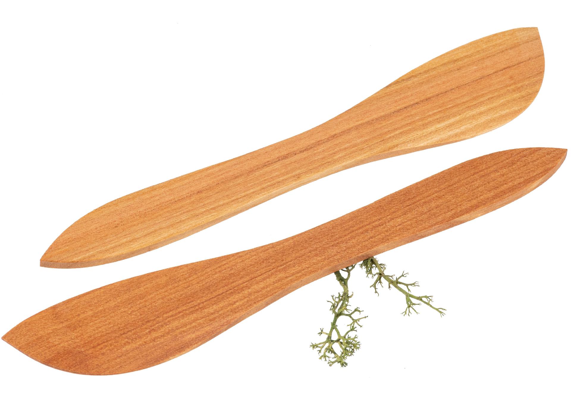Hochwertiges Buttermesser aus Kirschholz - Handliches Format 18 cm