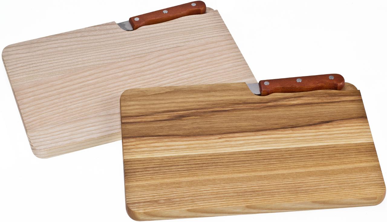 Messerbrett rechteckig aus Esche FSC