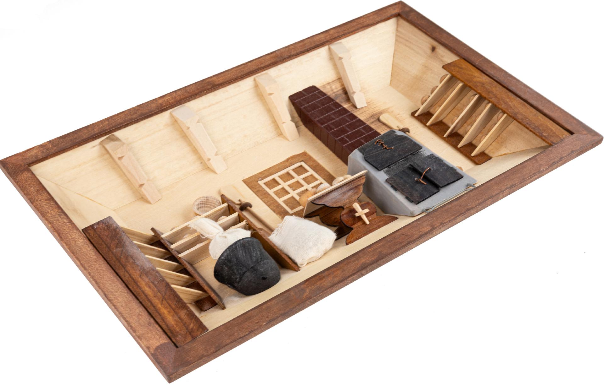 3D Wanddekoration für Bäcker - Wandbild Bäckerei 43 x 27 cm