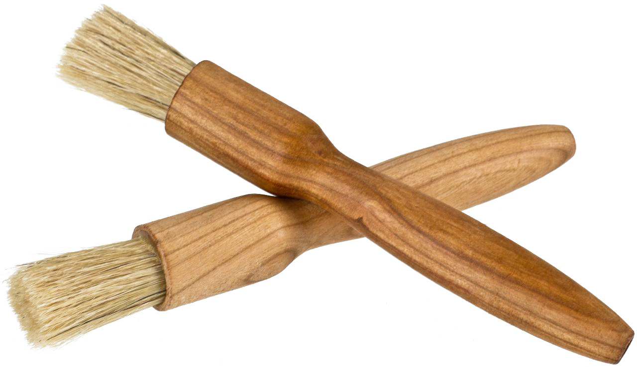 Backpinsel mit Naturborsten Kirsche geoelt