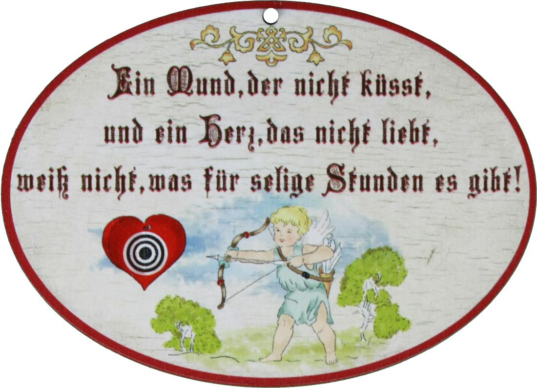 Holz Spruchschilder bunt bedruckt