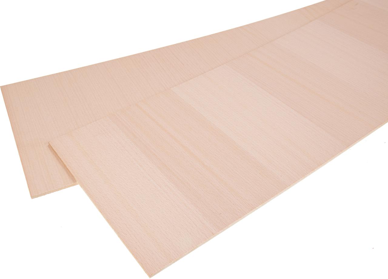 Holzplatte Buche Furnier FSC AB Qualitaet MDF Kern