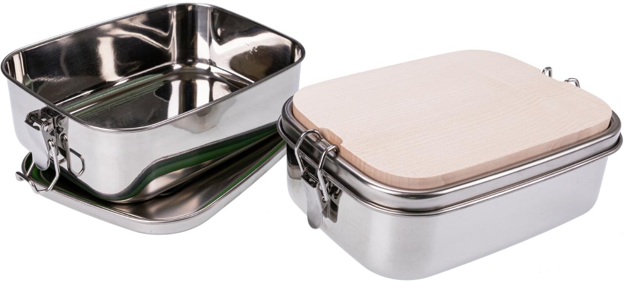 Massivholz Schneidebrettchen fuer Lunchbox FSC Ahorn