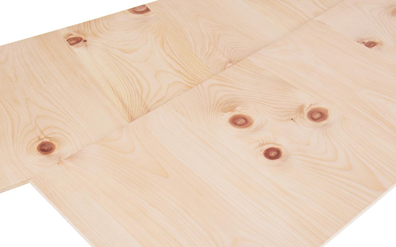 Holzplatte Zirbe Furnier AB Qualitaet MDF Kern