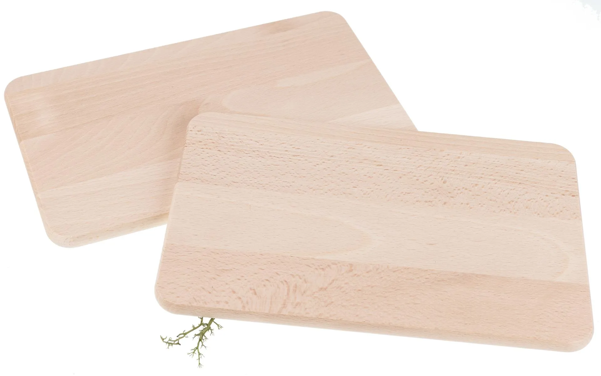 Kompaktes FSC® Zertifiziertes Buchenholz Schneidebrett - 24 x 15 x 1 cm
