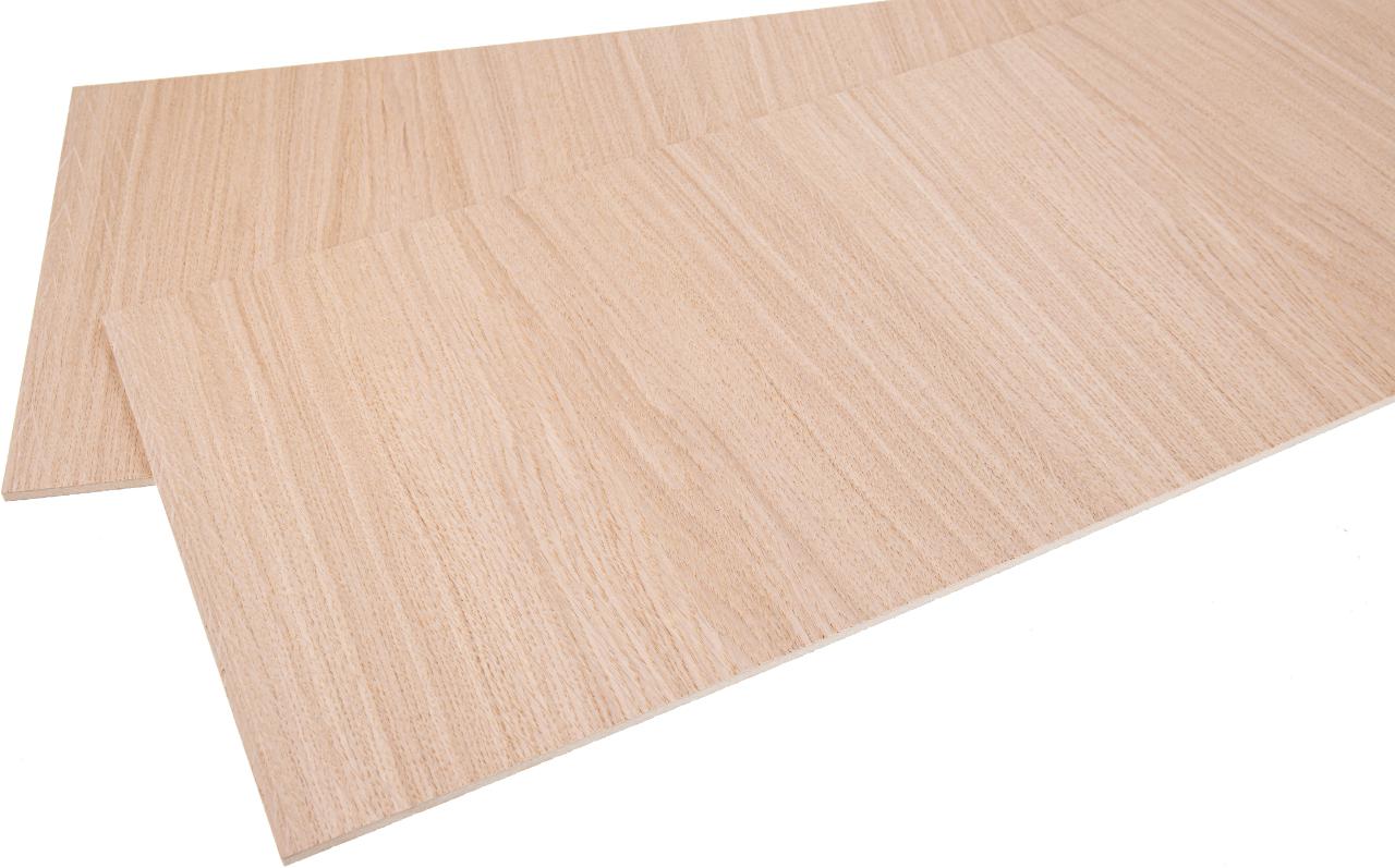 Holzplatte Eiche Furnier FSC AB Qualitaet MDF Kern