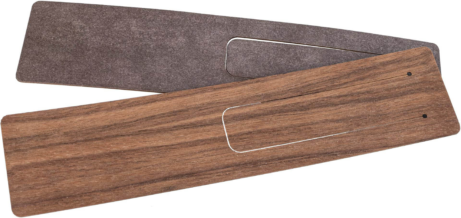 Holz Lesezeichen aus Nussbaum geoelt