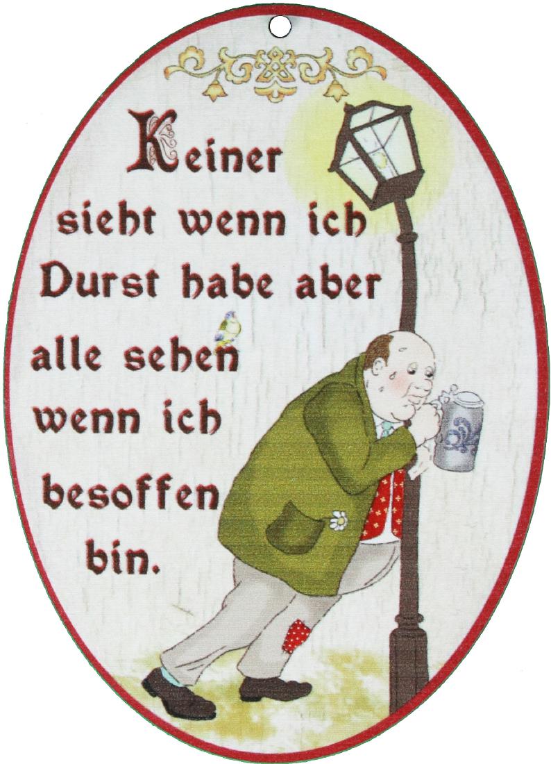 Holz Spruchschilder bunt bedruckt