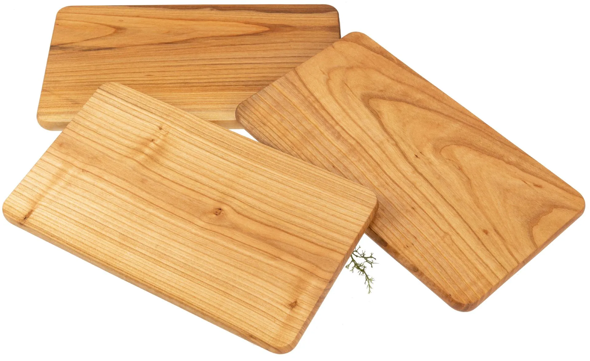 Holz Schneidebrett aus Kirsche geölt - 26 x 15 x 1,2 cm
