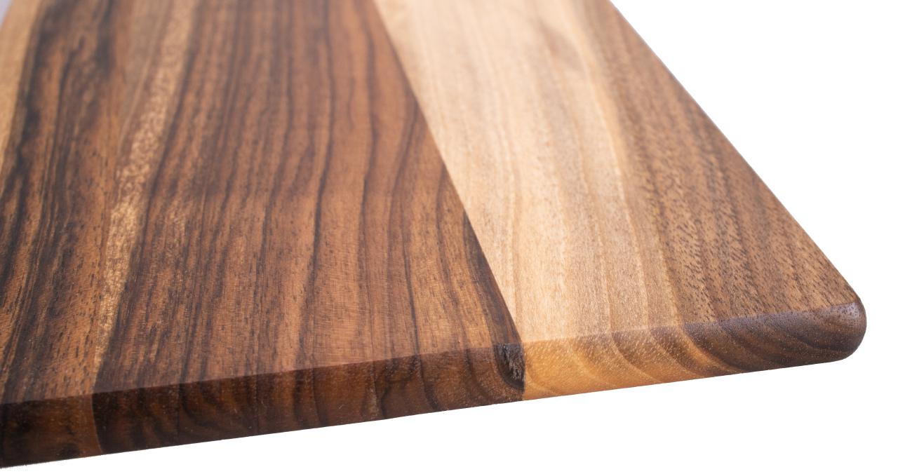 Schneidebrett rechteckig aus Nussbaum Holz FSC