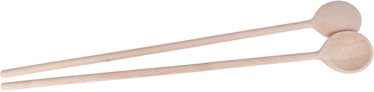 Holz Kochloeffel aus Buchenholz mit runder Laffe