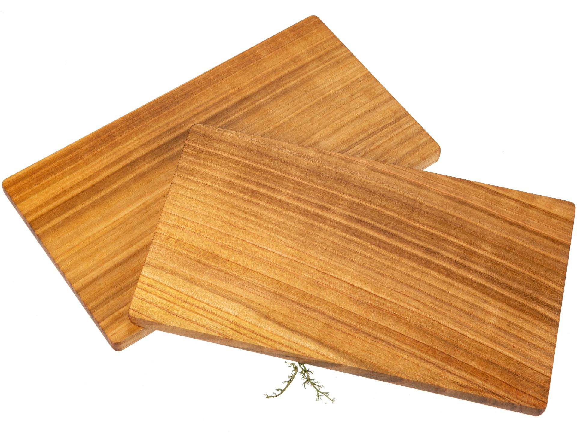 Holz Schneidebrett aus FSC® zertifizierter Kirsche geölt - 26 x 15 x 1,2 cm