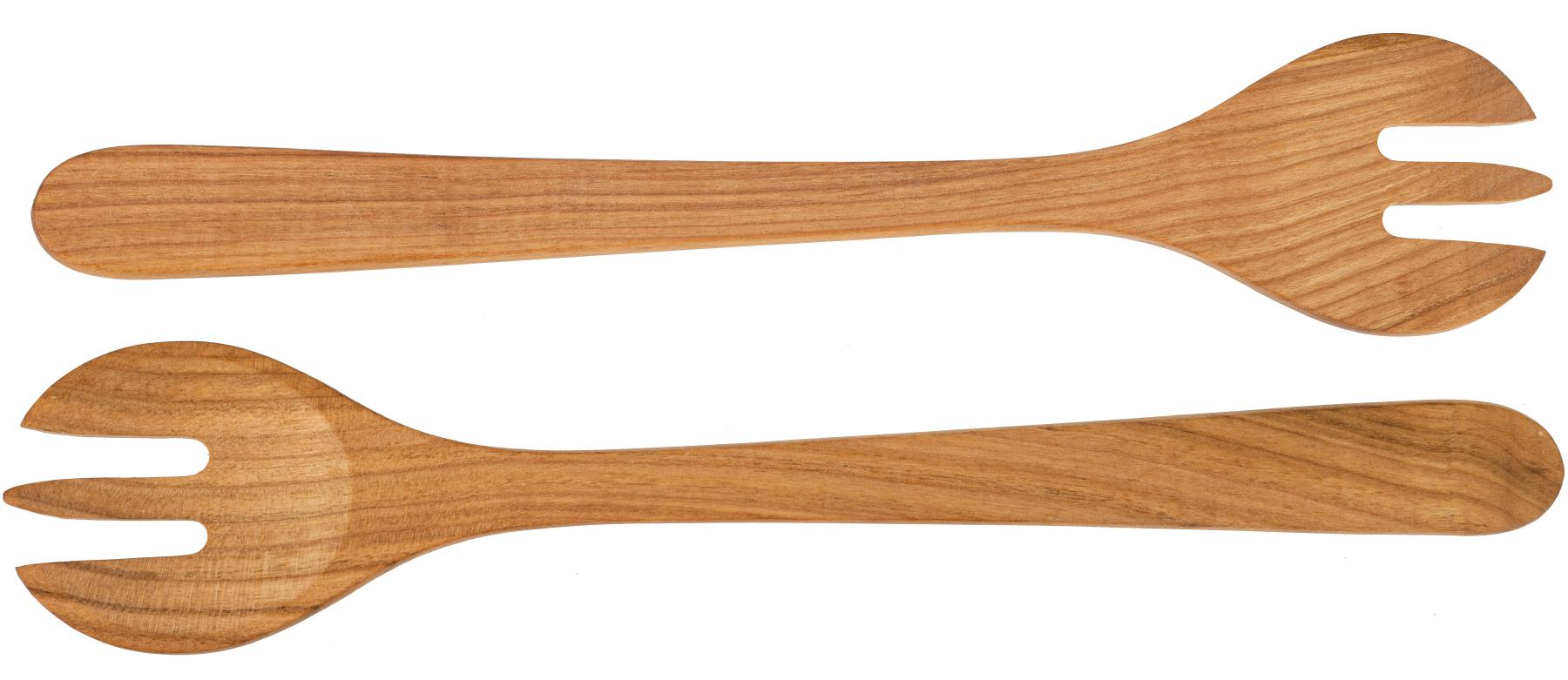 Gabel aus geoeltem Kirschholz