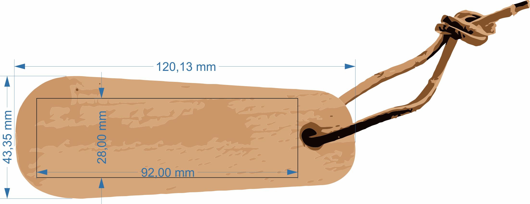 Personalisierter Holz Schuhloeffel