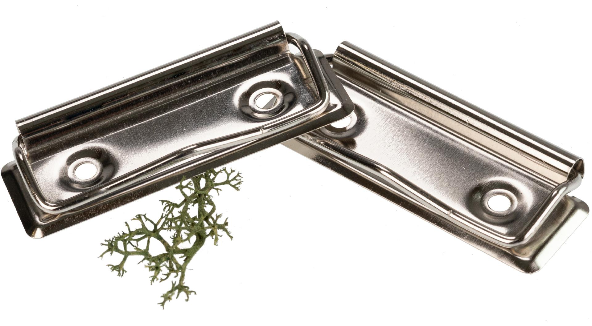 Klemmmechanik für Klemmbrett 70 mm Briefklemme Silber