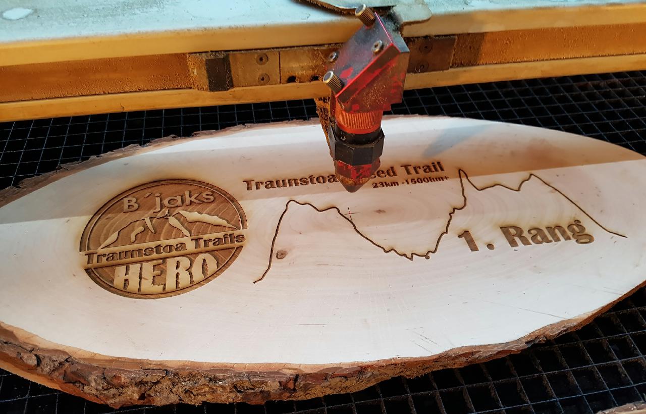 Laser Gravuren bis 10 cm² - regelmäßige Form