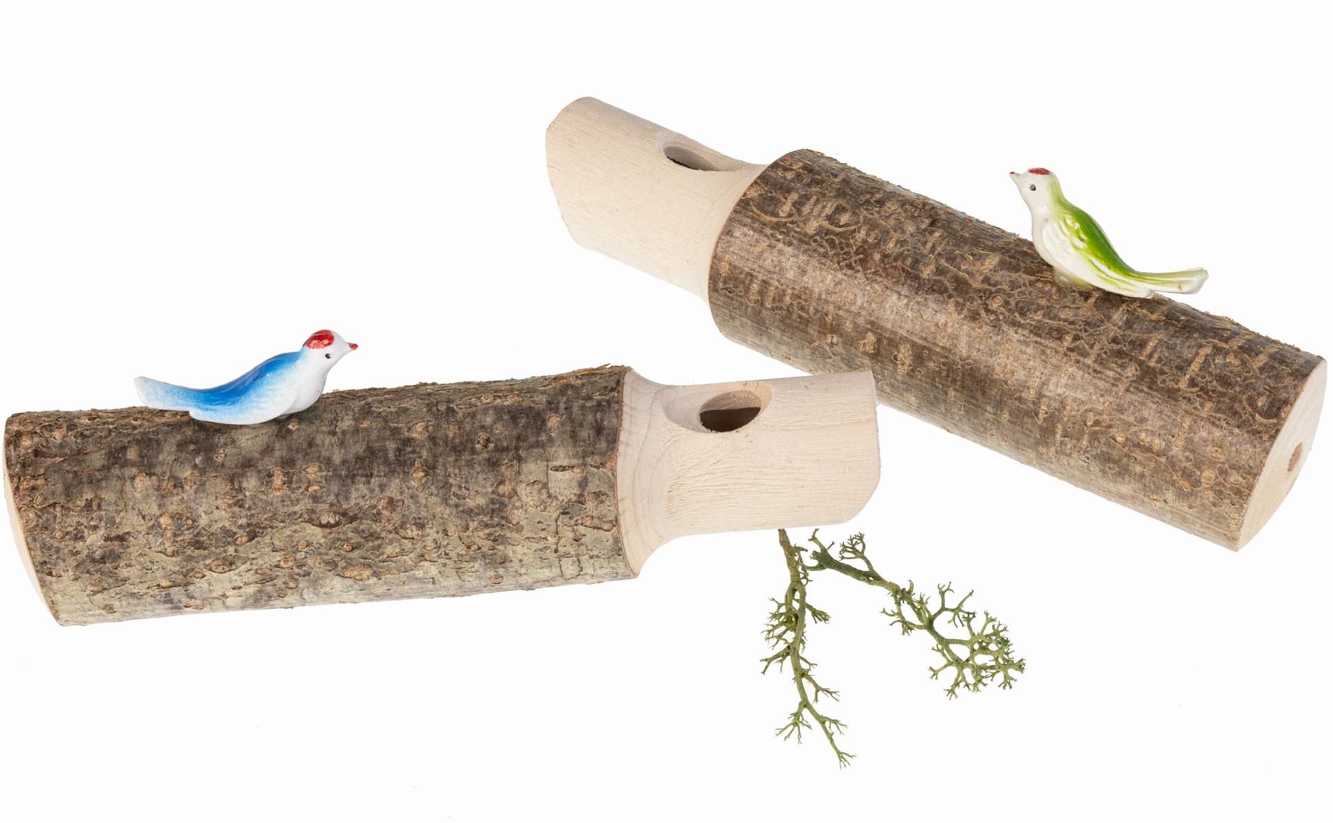 Schwarzwaelder Kuckuckspfeife aus Haselnuss Holz