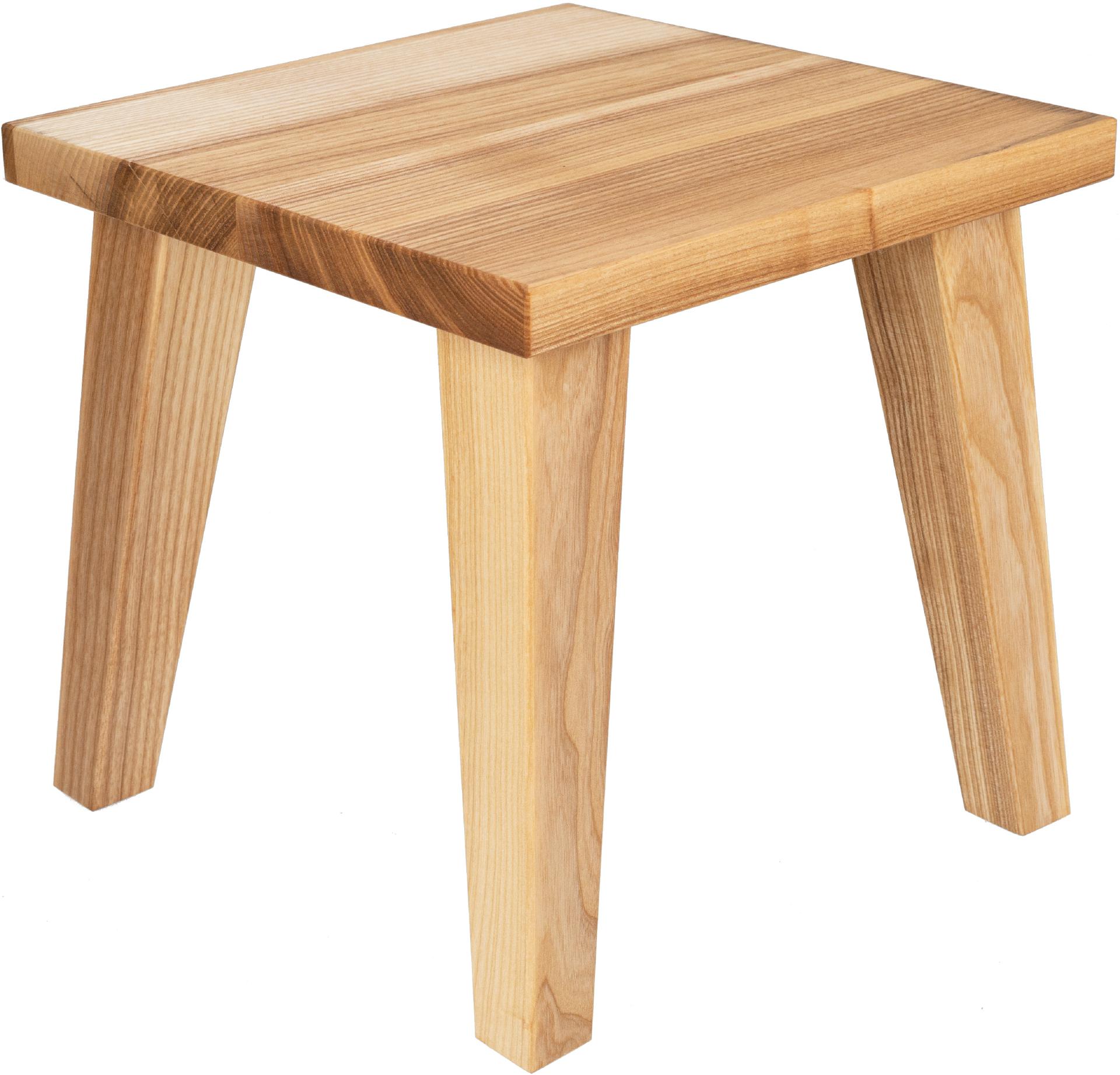 Holz Kinderhocker individualisiert aus Esche Geölt mit Wunschgravur