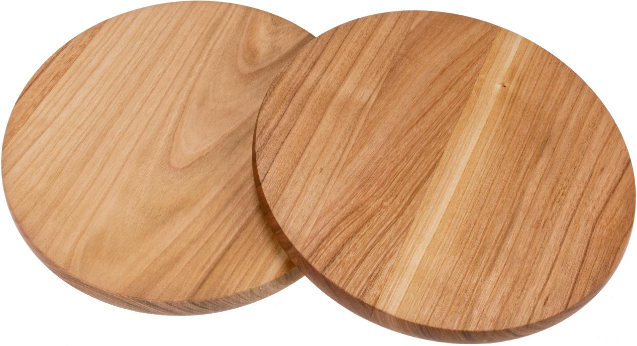 Schneidebrett rund FSC Kirsch Holz geoelt