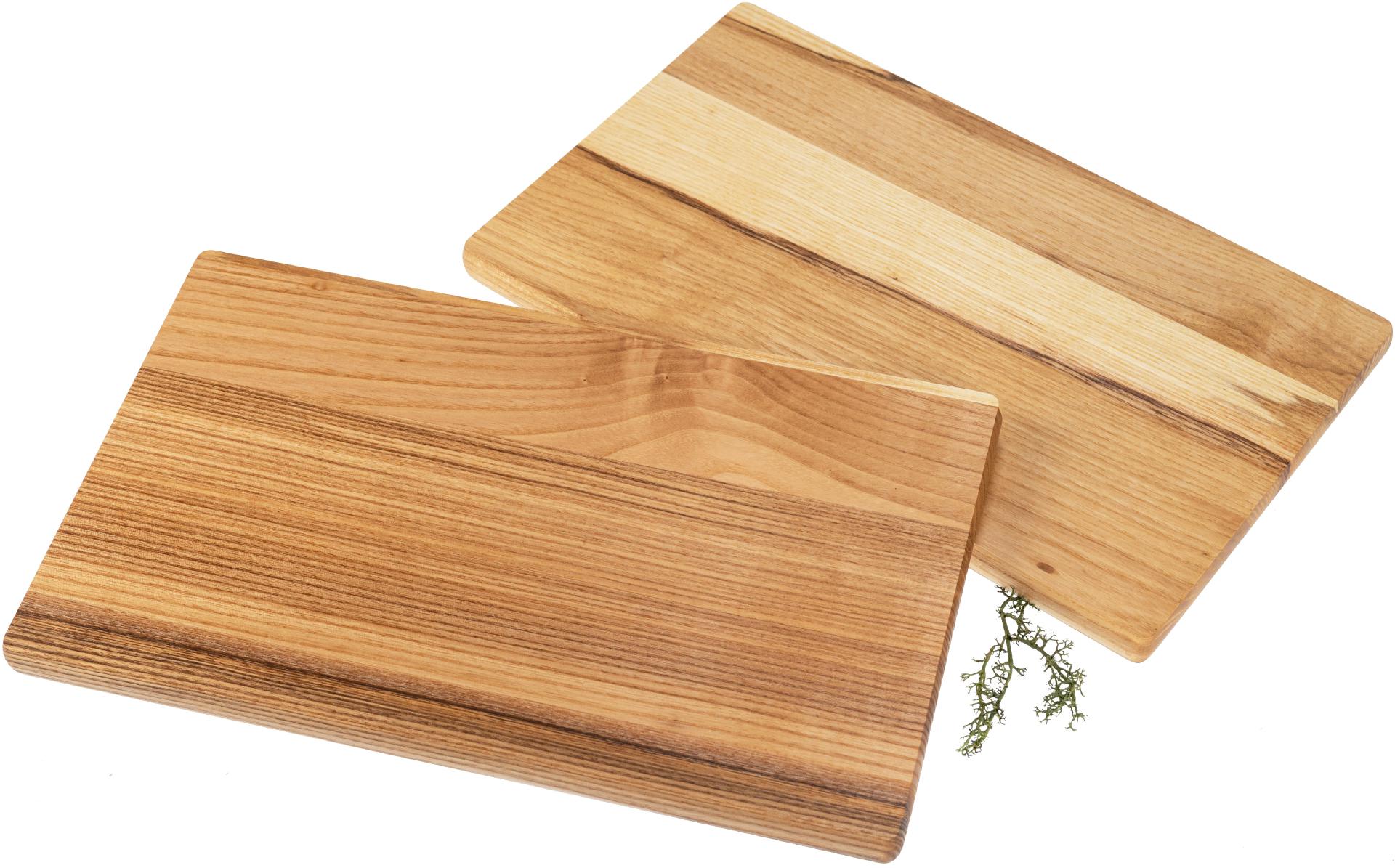 Schneidebrett / Jausenbrett aus FSC® Esche - 30 x 18 x 1,5 cm geölt