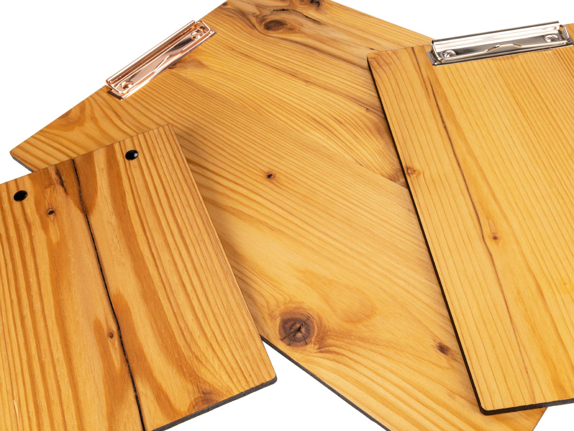 Holz Klemmbrett aus Historischem Altholz Fichte
