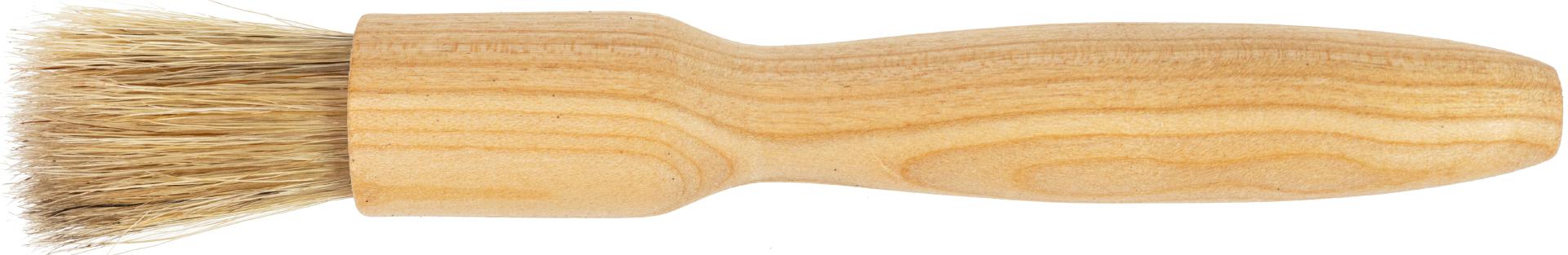 Backpinsel mit Naturborsten aus Geöltem Kirschholz - Barista Pinsel 18 cm