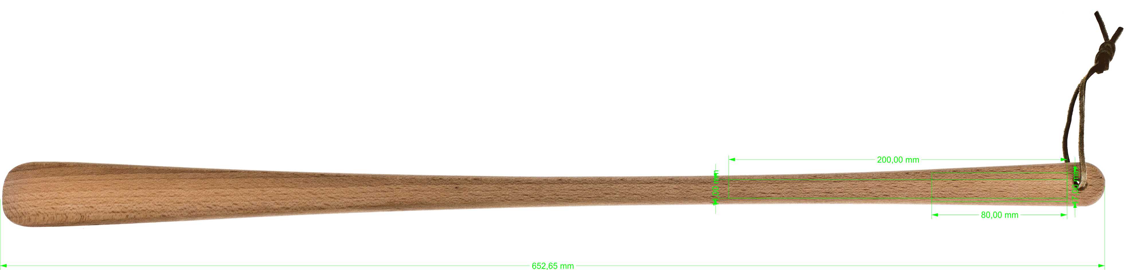 Personalisierter Holz Schuhloeffel XXL