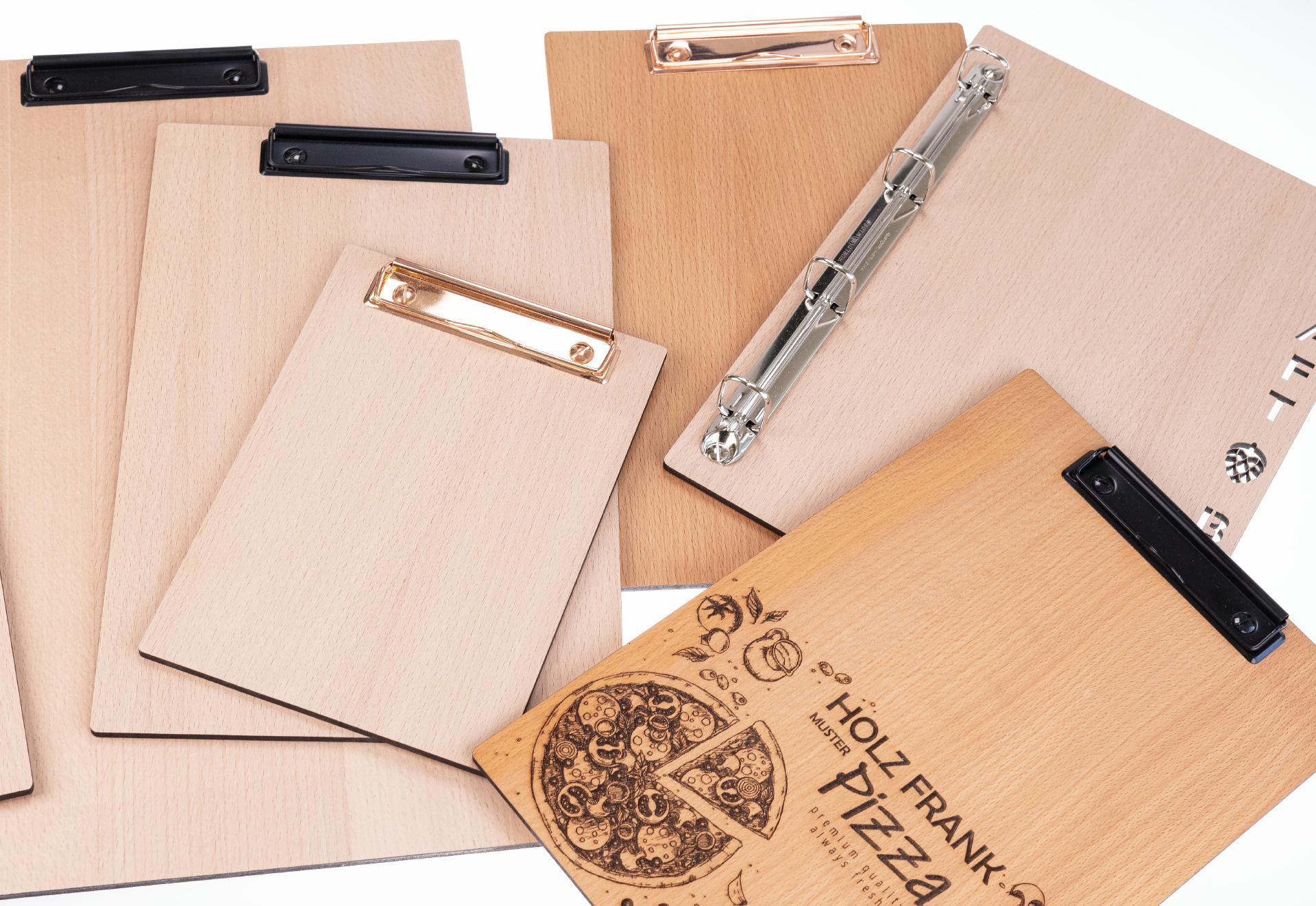 Holz Klemmbrett aus Buche FSC