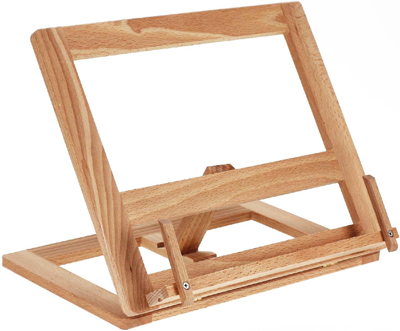 Holz Buchhalter und Kochbuchstaender aus Buche geoelt