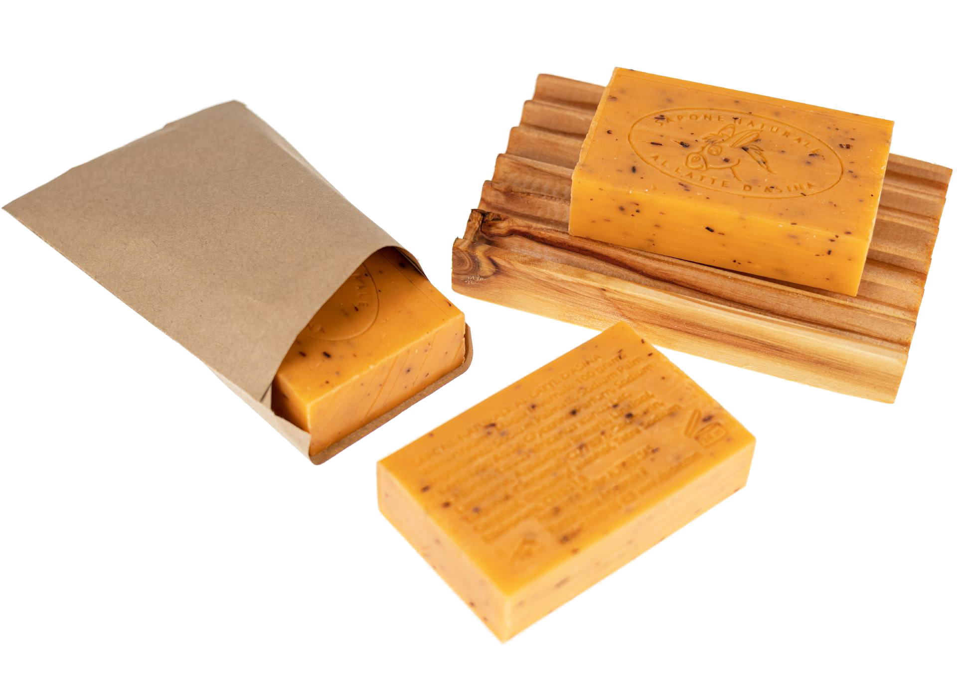Naturseife mit Eselmilch Handgemachte Seife aus den Alpen Winterzauber Weihnachtsseife